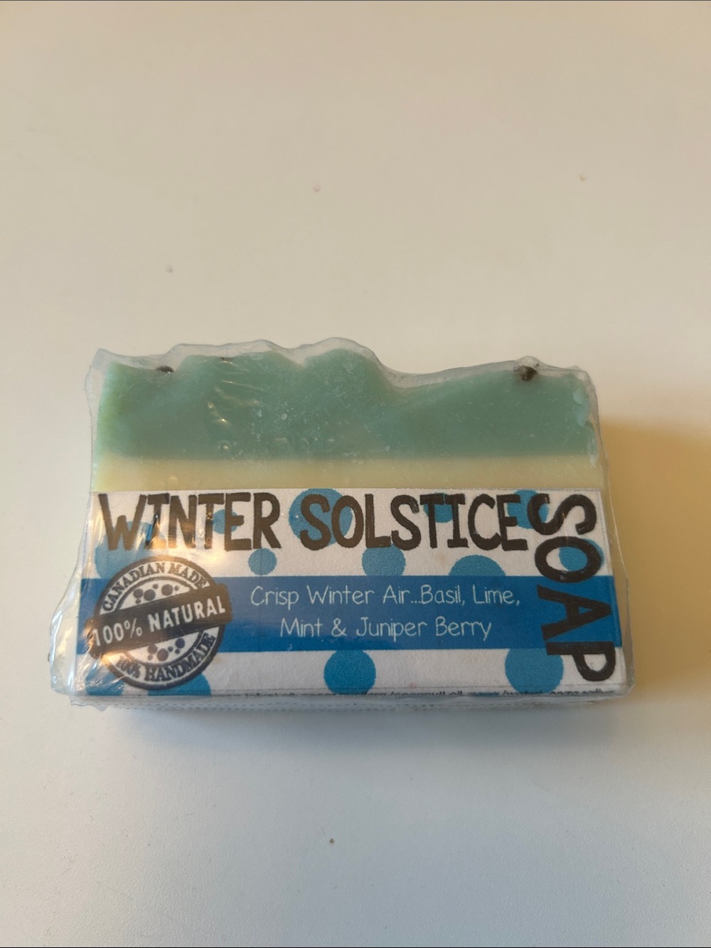 NEW NWT Beach Baby Bath & Body Winter Solstice Bar Soap